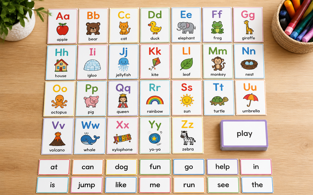 Word Family Cards printable materials